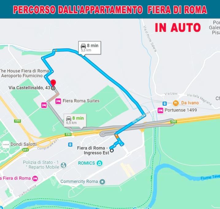 Casa Vacanza Fiera Di Roma Ponte Galeria Zewnętrze zdjęcie