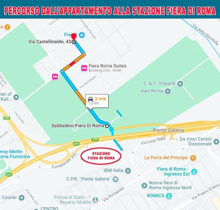 Casa Vacanza Fiera Di Roma Ponte Galeria Zewnętrze zdjęcie